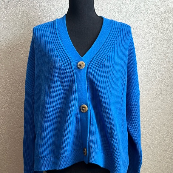 Whistles Mara knitted cardigan sweater size L - Picture 2 of 8